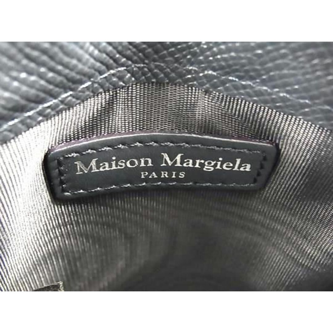 Maison Martin Margiela(マルタンマルジェラ)の■新品同様■ Maison Margiela メゾン マルジェラ レザー フォンポーチ ショルダーバッグ ポシェット レディース ネイビー系 FA3763  レディースのファッション小物(その他)の商品写真