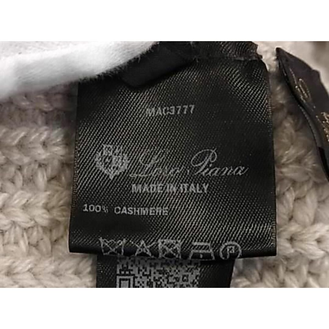 LORO PIANA(ロロピアーナ)の■新品■未使用■ Loro Piana ロロピアーナ カシミヤ100% ニット帽 ニットキャップ 帽子 メンズ レディース ライトベージュ系 AW5235  メンズのメンズ その他(その他)の商品写真