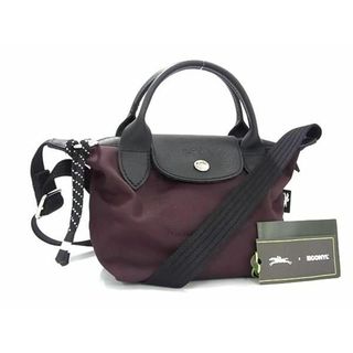 ロンシャン(LONGCHAMP)の■新品同様■ LONGCHAMP ロンシャン ルプリアージュエナジー ナイロン×レザー 2WAY ハンドバッグ ショルダー ブラウン系 BE9201(その他)