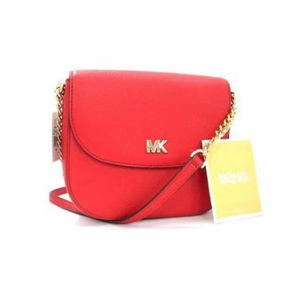 マイケルコース(Michael Kors)の■新品■未使用■ MICHAEL KORS マイケルコース レザー クロスボディ ショルダーバッグ レディース レッド系 BJ2006 (その他)