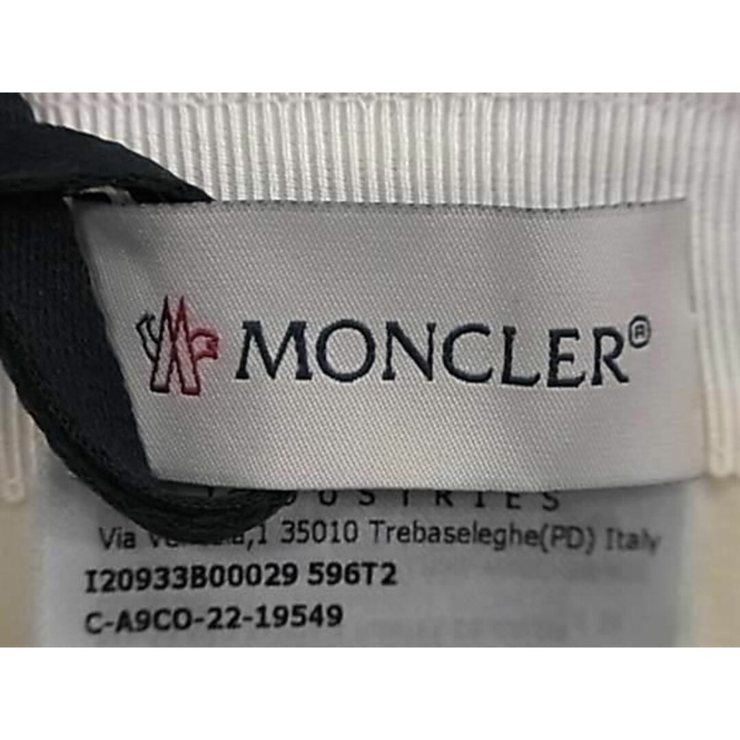 MONCLER(モンクレール)の■新品同様■ MONCLER モンクレール ナイロン100％ ベースボールキャップ 帽子 メンズ レディース ホワイト系 AW5461  メンズのメンズ その他(その他)の商品写真