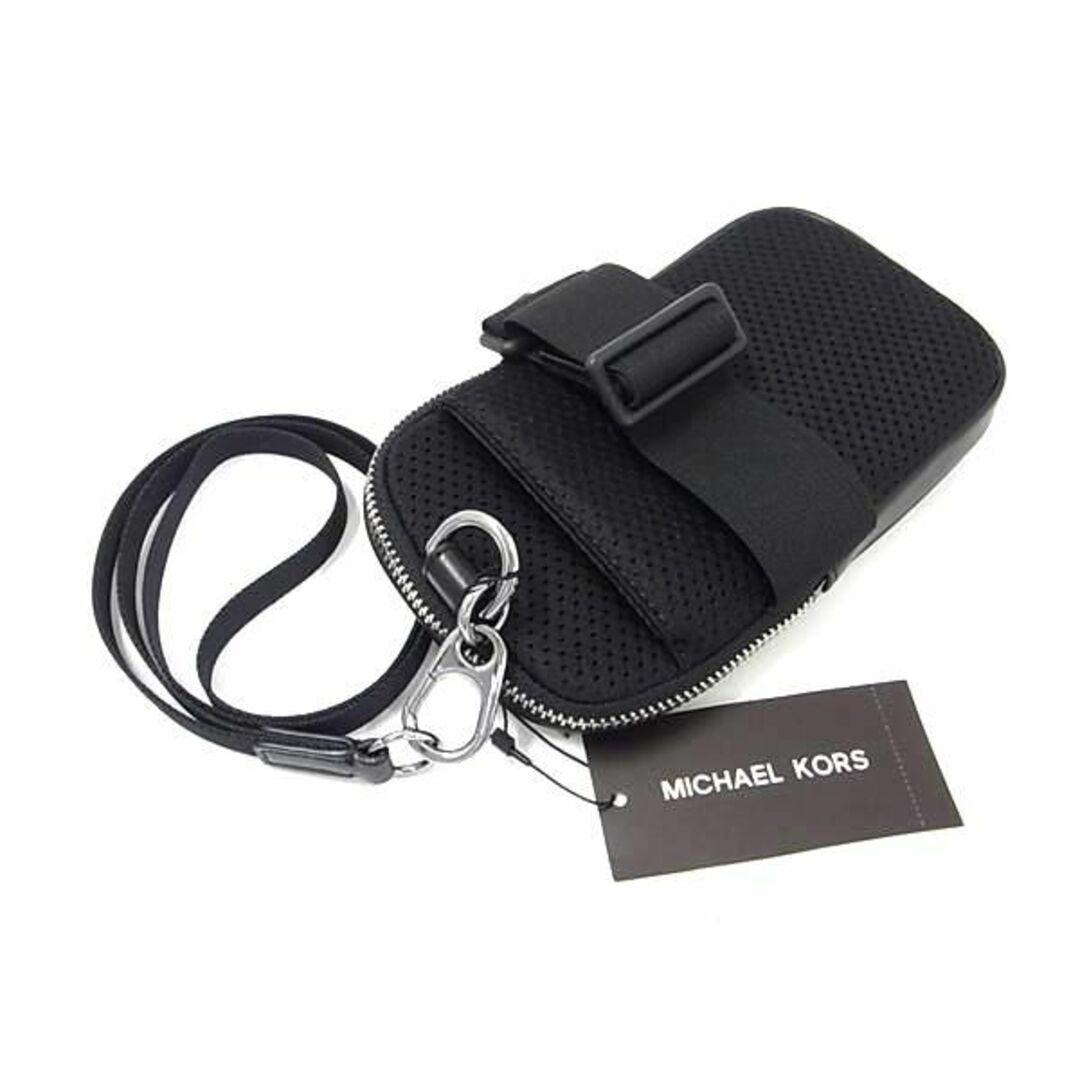 Michael Kors(マイケルコース)の■新品■未使用■ MICHAEL KORS マイケルコース ナイロン ショルダーバッグ ポシェット グリーン系×ブラック系 FA7382  レディースのファッション小物(その他)の商品写真