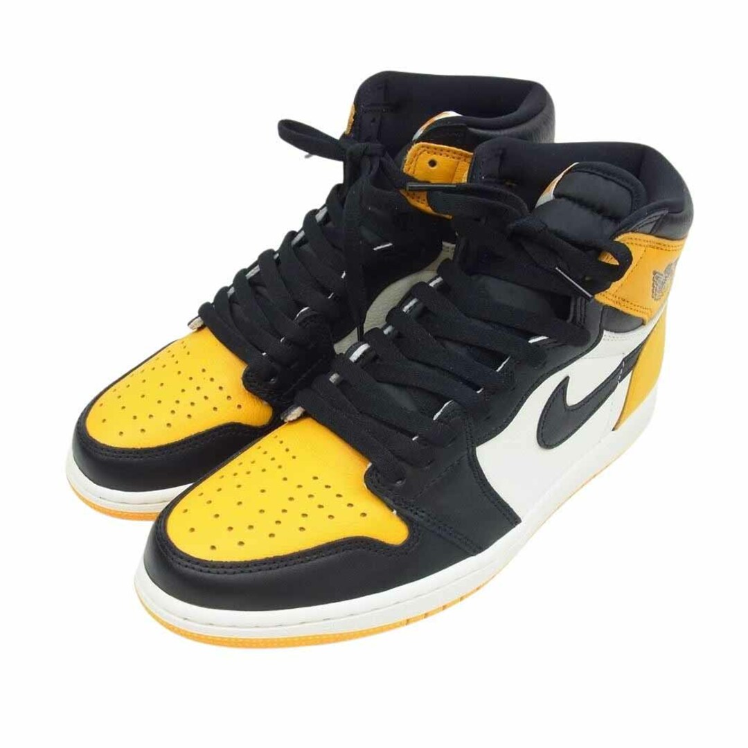 NIKE AIR JORDAN ナイキ ジョーダン スニーカー 555088-711 Air Jordan 1 Retro High OG Taxi AJ1 エアジョーダン レトロ ハイ タクシー スニーカー ホワイト系 イエロー系 ブラック系 27cm【新古品】【未使用】【中古】 メンズの靴/シューズ(スニーカー)の商品写真