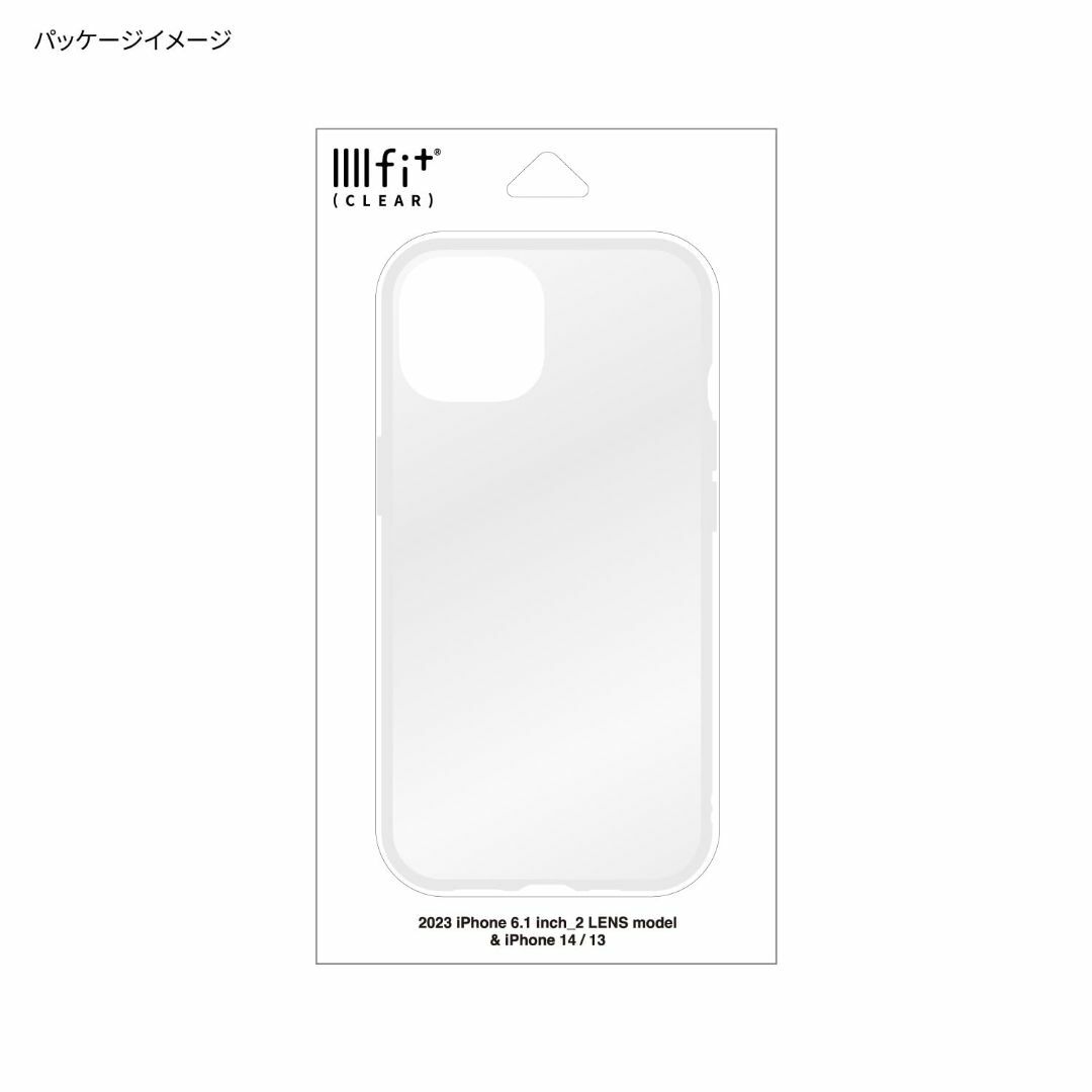 【色:クリア】グルマンディーズ IIIIIfit Clear (イーフィット ク スマホ/家電/カメラのスマホアクセサリー(その他)の商品写真