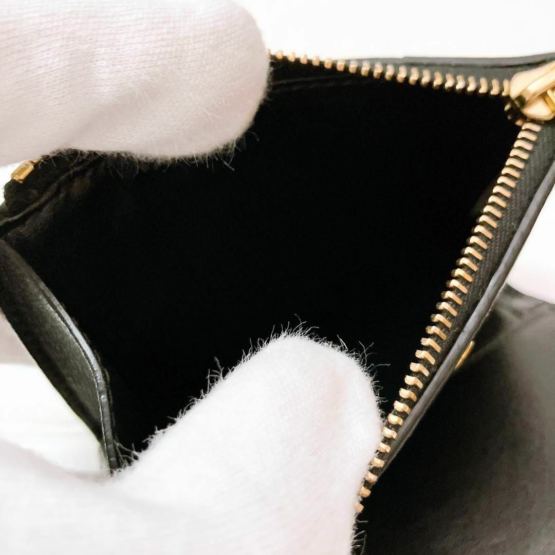 Bottega Veneta(ボッテガヴェネタ)の新品同様＊ボッテガ BOTTEGA レザー カセット 折り財布 ブラックN121 メンズのファッション小物(折り財布)の商品写真