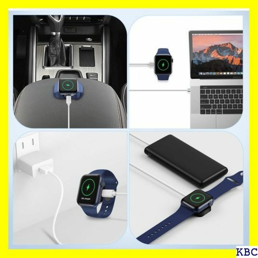 ANYOI 2 in 1 Apple Watch 充電 l 量 ブラック 103 スマホ/家電/カメラのスマホ/家電/カメラ その他(その他)の商品写真