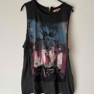 美品BERSHKAジッパータンクトップM