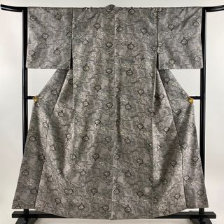 紬 身丈157.5cm 裄丈64cm 正絹 優品 【中古】(着物)