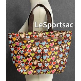 レスポートサック(LeSportsac)のレスポートサック　LeSportsac ハート柄　 総柄　トートバッグ(トートバッグ)