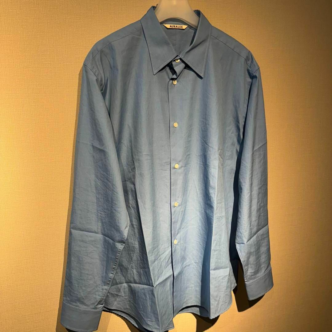 AURALEE(オーラリー)の23AW AURALEE WASHED FINX TWILL SHIRTS 5 メンズのトップス(シャツ)の商品写真