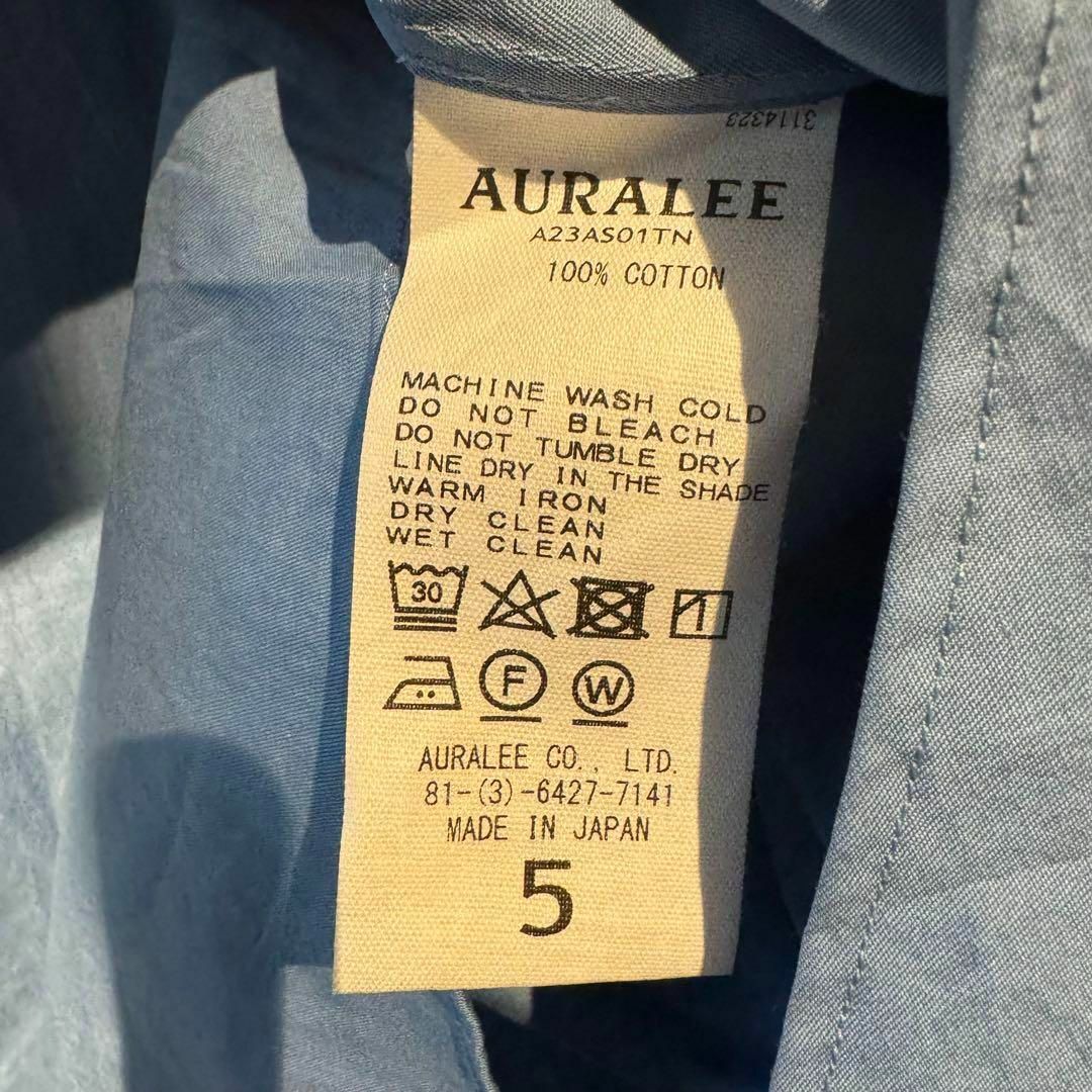 AURALEE(オーラリー)の23AW AURALEE WASHED FINX TWILL SHIRTS 5 メンズのトップス(シャツ)の商品写真