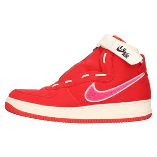 ナイキ(NIKE)のNIKE ナイキ ×Emotionally Unavailable AIR FORCE 1 HIGH E.U×エモーショナリーアンアベイラブル エアフォース1 ハイカットスニーカー レッド US11/29cm AV5840-600(スニーカー)