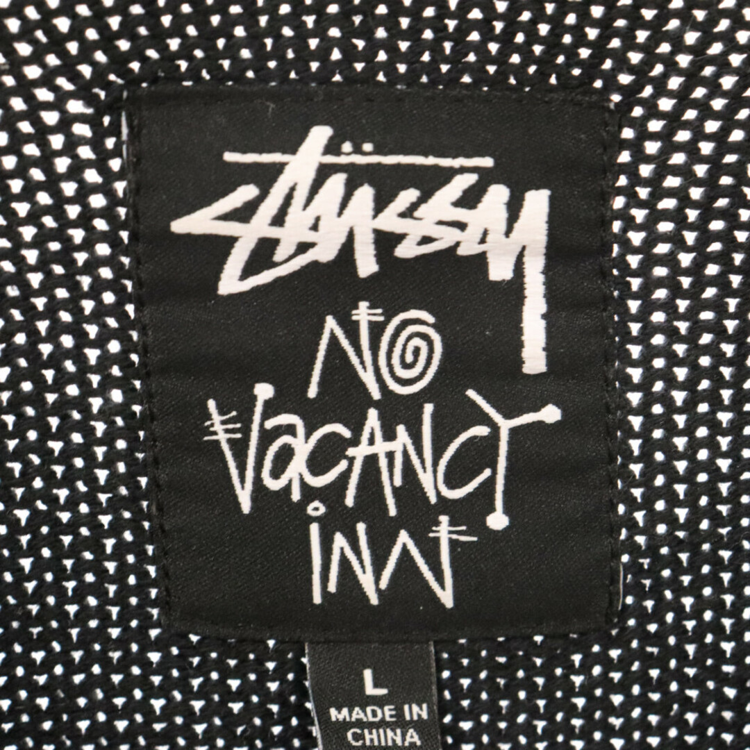 STUSSY(ステューシー)のSTUSSY ステューシー ×No Vacancy Inn 20AW ノーバカンシーイン ニットセーター ブラック メンズのトップス(ニット/セーター)の商品写真