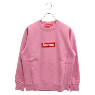 Supreme - SUPREME シュプリーム 15AW Box Logo Crewneck ボックス ロゴ クルーネックスウェットトレーナー ピンク