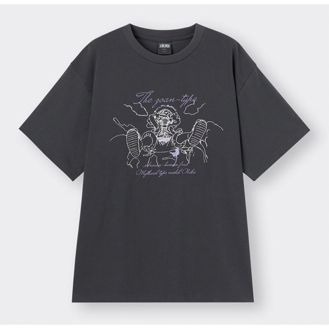 GU(ジーユー)の【M】GU ワンピース　ONE PIECE  コラボTシャツ　ギア5 ルフィ メンズのトップス(Tシャツ/カットソー(半袖/袖なし))の商品写真