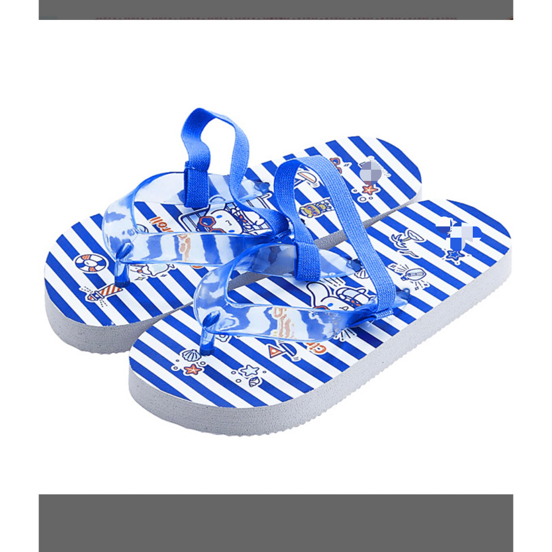 サンリオ(サンリオ)のシナモロール　ビーチサンダル18cm キッズ/ベビー/マタニティのキッズ靴/シューズ(15cm~)(サンダル)の商品写真