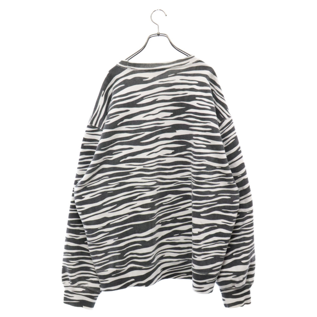 Supreme(シュプリーム)のSUPREME シュプリーム 22AW Box Logo Crewneck Zebra ボックス ロゴ クルーネックスウェットトレーナー ゼブラ ブラック/ホワイト メンズのトップス(スウェット)の商品写真