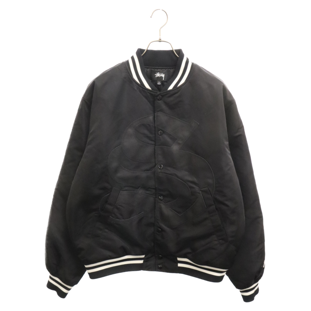 STUSSY(ステューシー)のSTUSSY ステューシー 24SS STADIUM JACKET GOTHIC S スタジアムジャケット スタジャン ブラック 24S115758 メンズのジャケット/アウター(スタジャン)の商品写真