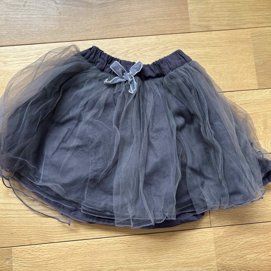 petit main(プティマイン)のチュールスカート　サイズ100 キッズ/ベビー/マタニティのキッズ服女の子用(90cm~)(スカート)の商品写真