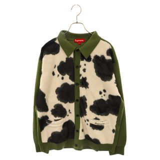 SUPREME シュプリーム 21AW Cow Print Cardigan カウ プリント カーディガン ニットカーディガン カーキ