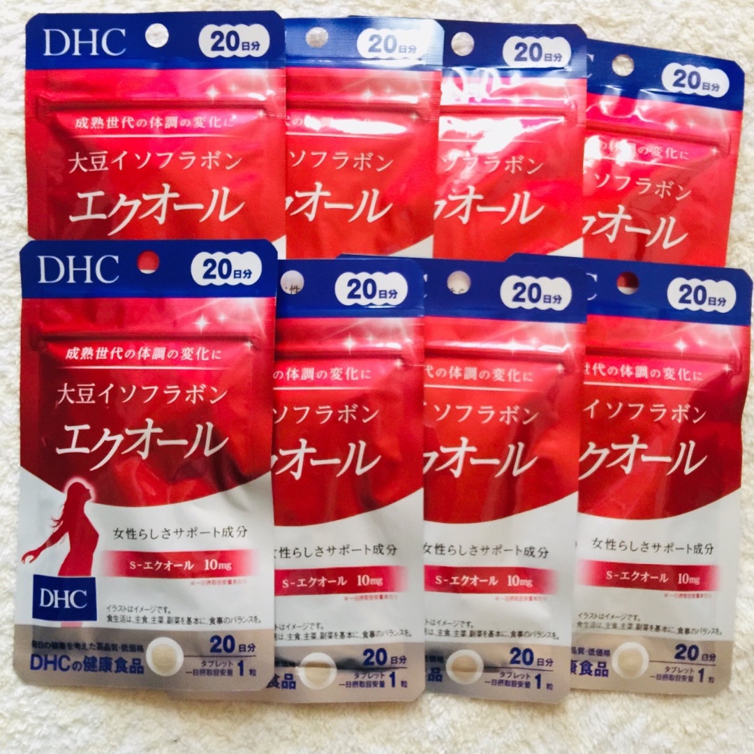 DHC(ディーエイチシー)の＊8袋【SALE5/13〜】 エクオール 大豆イソフラボン DHC DHC コスメ/美容のコスメ/美容 その他(その他)の商品写真