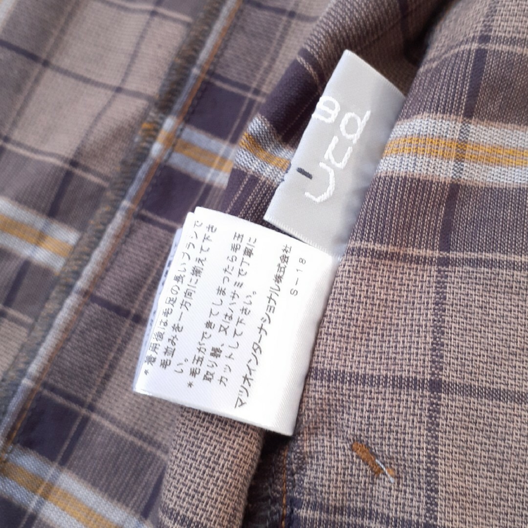 Sensounico(センソユニコ)のcube-cube 長袖シャツワンピース レディースのトップス(シャツ/ブラウス(長袖/七分))の商品写真