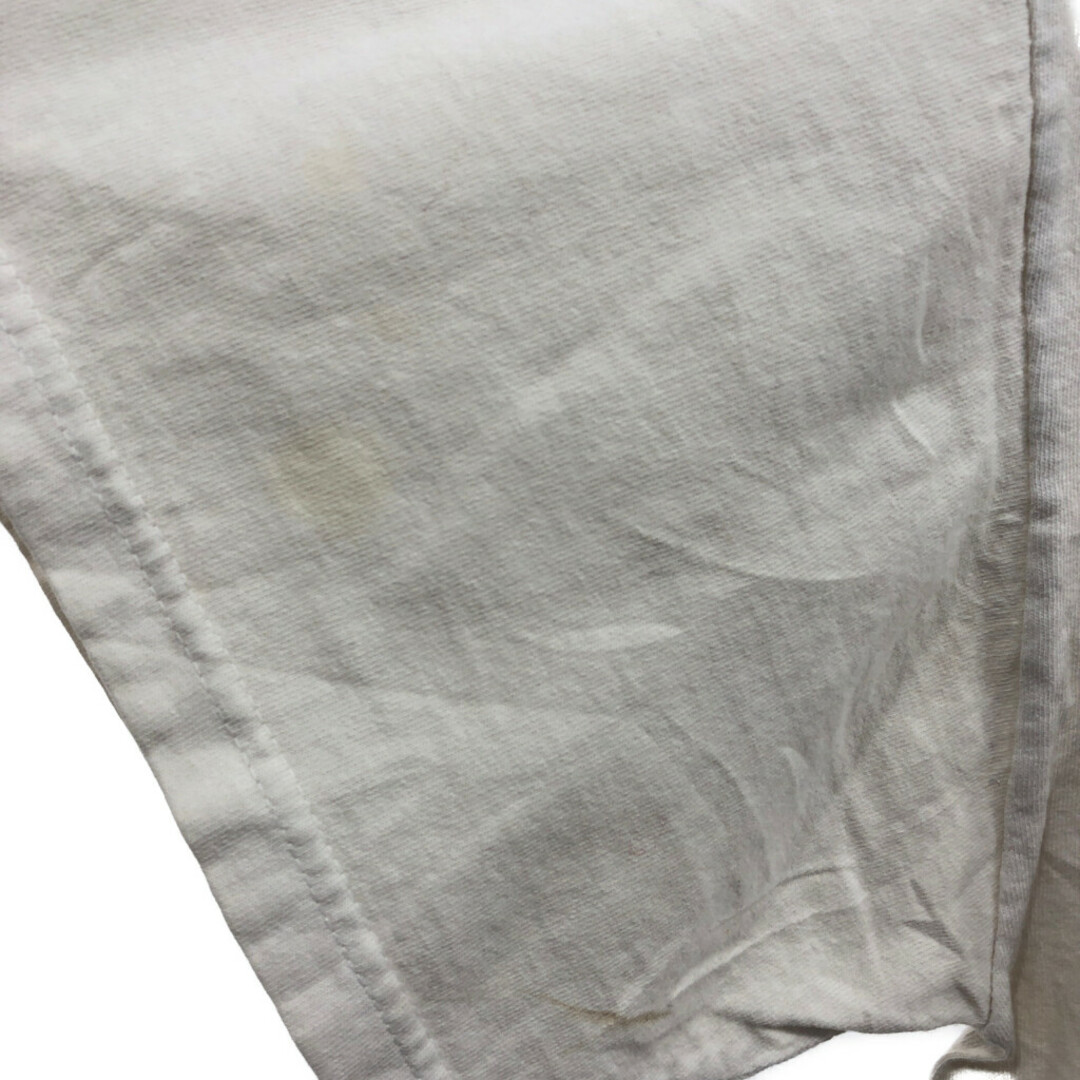 00年代 AERO SMITH エアロ・スミス 半袖Ｔシャツ バンドT ホワイト (メンズ L) 中古 古着 Q6401 メンズのトップス(Tシャツ/カットソー(半袖/袖なし))の商品写真
