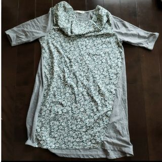 ショコラフィネローブ(chocol raffine robe)のショコラフィネローブ　丈長Tシャツ(Tシャツ(半袖/袖なし))