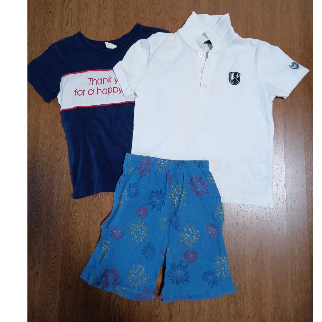 🍀子供服３枚セット　120🍀 キッズ/ベビー/マタニティのキッズ服男の子用(90cm~)(Tシャツ/カットソー)の商品写真