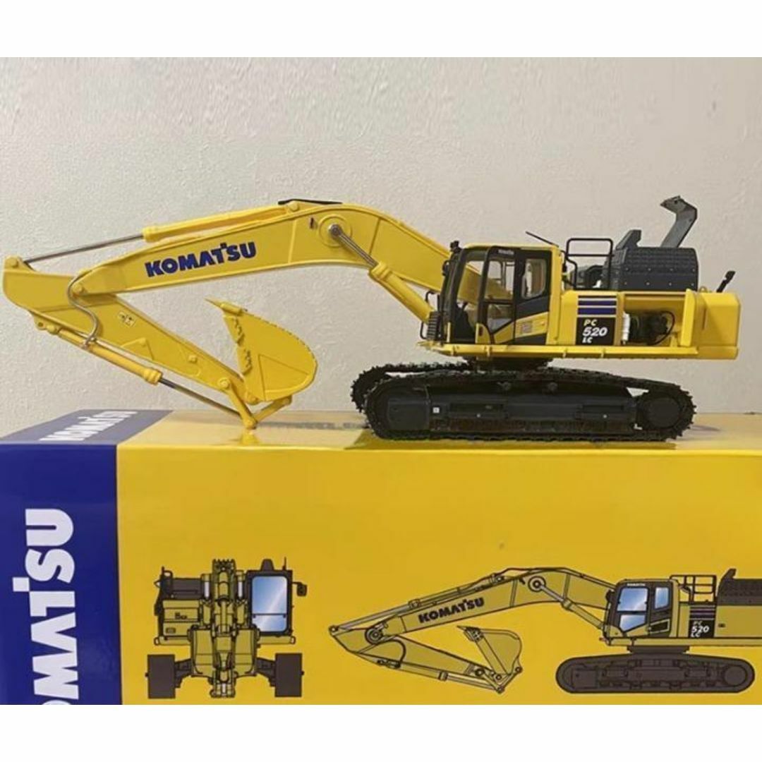 ミニカー 1/43 コマツ KOMATSU PC520LC-11M0 建機 エンタメ/ホビーのおもちゃ/ぬいぐるみ(ミニカー)の商品写真