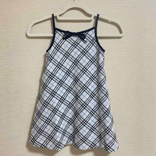 バーバリー(BURBERRY)の【BURBERRY】キャミワンピース(110センチ)(ワンピース)