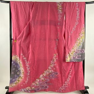 振袖 身丈161.5cm 裄丈67.5cm 正絹 美品 秀品 【中古】(着物)