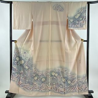 訪問着 身丈161cm 裄丈63cm 正絹 秀品 【中古】(着物)