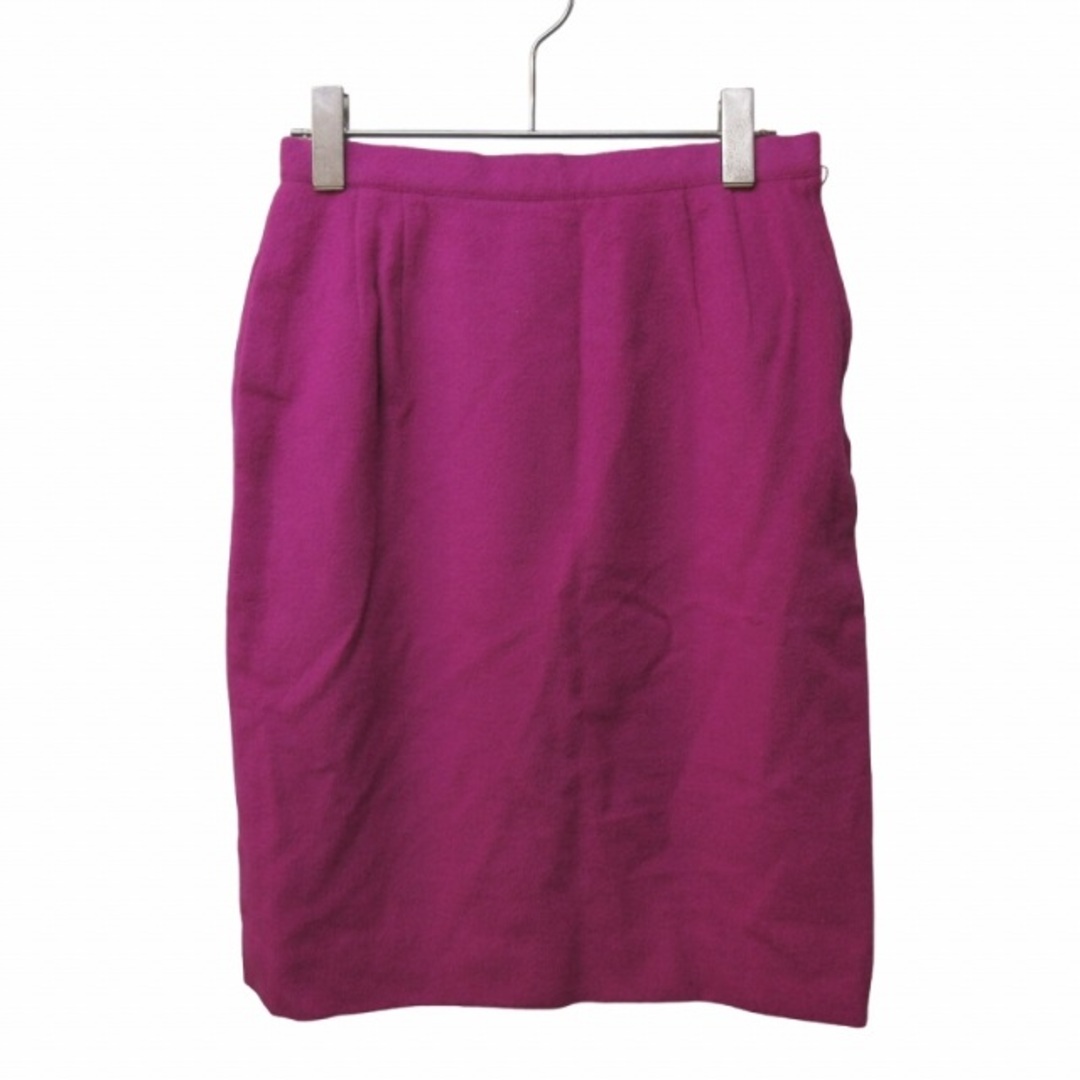 HANAE MORI(ハナエモリ)のハナエモリ HANAE MORI タグ付き ヴィンテージ スカート 紫 38 レディースのスカート(ひざ丈スカート)の商品写真