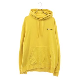 バーバリー(BURBERRY)のBURBERRY LONDON バーバリーロンドン 20SS Logo Hoodie ロゴプリントプルオーバーパーカー フーディー イエロー 8024362(パーカー)