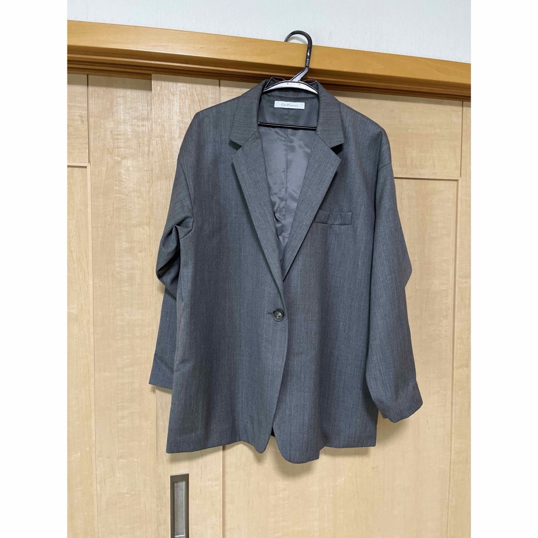 L'Appartement DEUXIEME CLASSE(アパルトモンドゥーズィエムクラス)のCol Pierrot wool gabardine relax ジャケット レディースのジャケット/アウター(テーラードジャケット)の商品写真