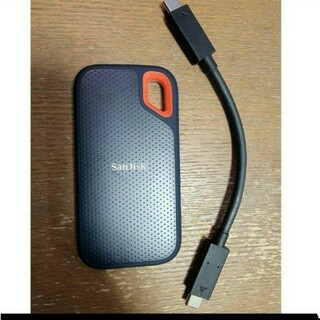 サンディスク(SanDisk)のSanDisk SSD 外付け 500GB USB3.2Gen2★１度使用美品(PC周辺機器)