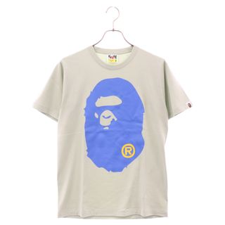 アベイシングエイプ(A BATHING APE)のA BATHING APE アベイシングエイプ 23SS Colors Big Ape Head Tee 001TEJ301017M ビッグエイプヘッドプリント 半袖Tシャツ ライトグリーン/ブルー(Tシャツ/カットソー(半袖/袖なし))