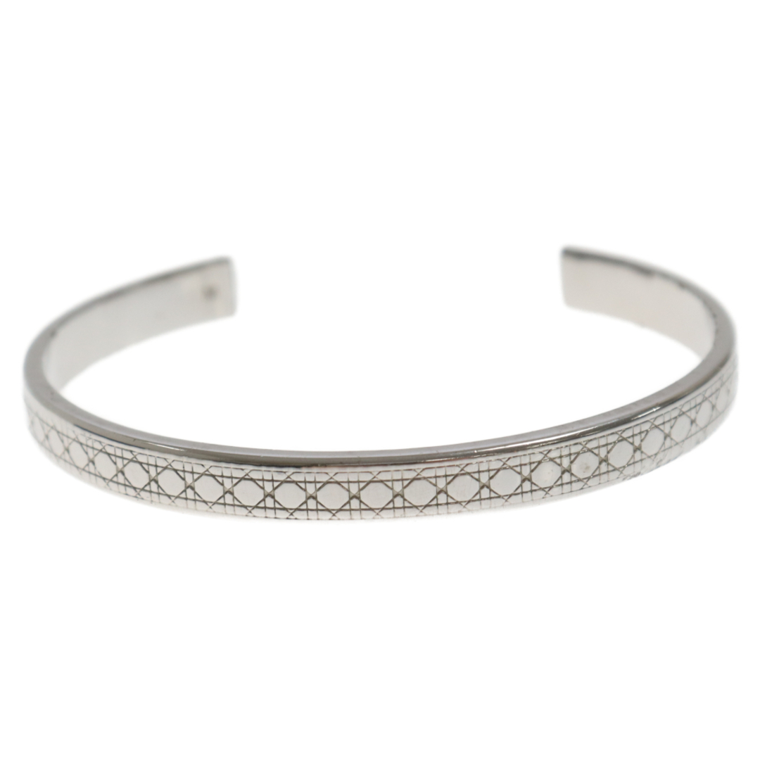 Dior(ディオール)のDIOR ディオール Diamond Bangle ダイヤモンド柄 バングル ブレスレット シルバー メンズのアクセサリー(バングル/リストバンド)の商品写真