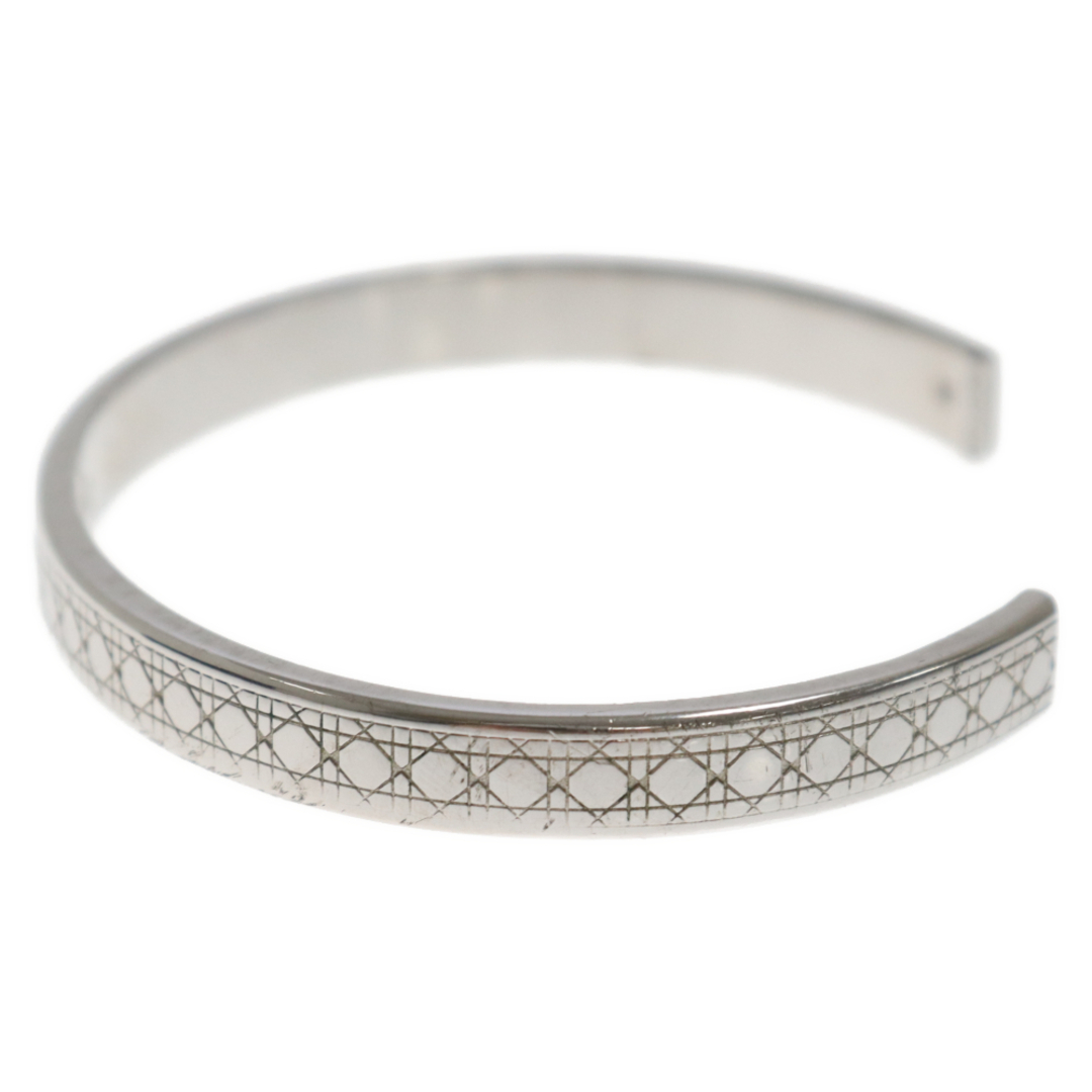 Dior(ディオール)のDIOR ディオール Diamond Bangle ダイヤモンド柄 バングル ブレスレット シルバー メンズのアクセサリー(バングル/リストバンド)の商品写真