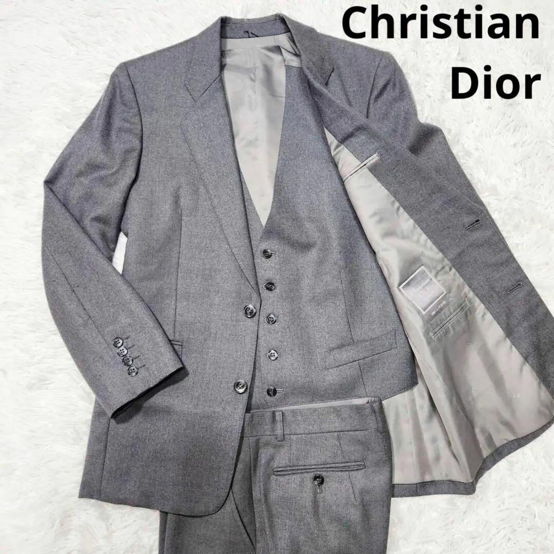 Christian Dior(クリスチャンディオール)の【3ピース】クリスチャンディオール スーツセット XL CDロゴ 大きいサイズ メンズのスーツ(セットアップ)の商品写真