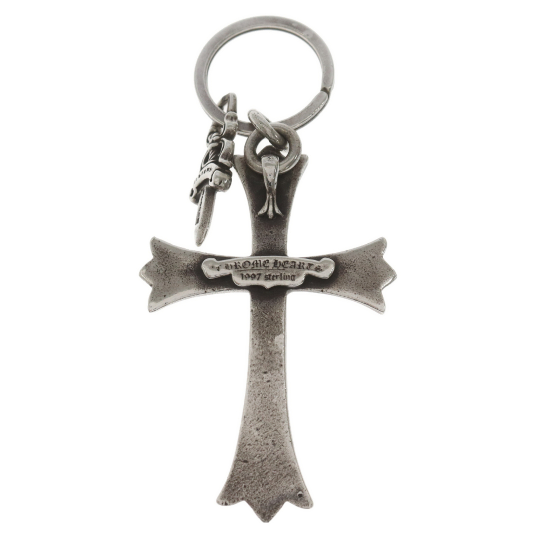 Chrome Hearts(クロムハーツ)のCHROME HEARTS クロムハーツ Large Cross Key Ring ラージクロスキーリング シルバー オールド刻印 メンズのアクセサリー(その他)の商品写真