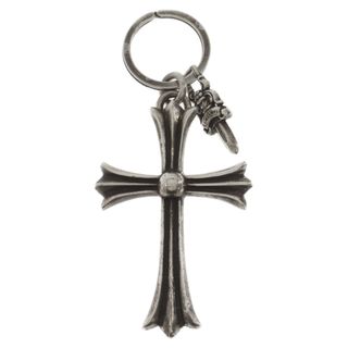 Chrome Hearts - CHROME HEARTS クロムハーツ Large Cross Key Ring ラージクロスキーリング シルバー オールド刻印