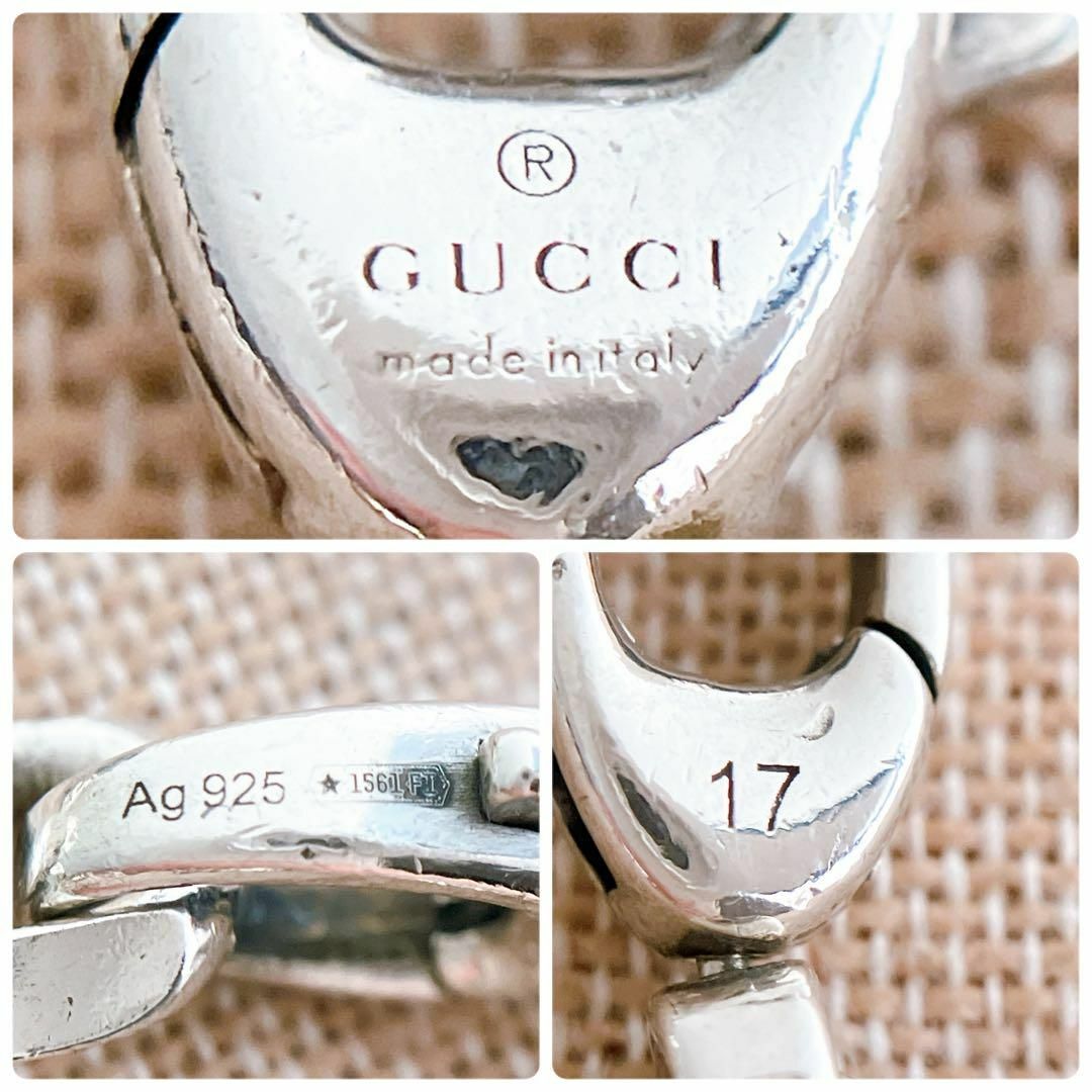 Gucci(グッチ)の【洗浄済】グッチ GUCCI 925 ブレスレット シルバー メンズ SB54 メンズのアクセサリー(ブレスレット)の商品写真