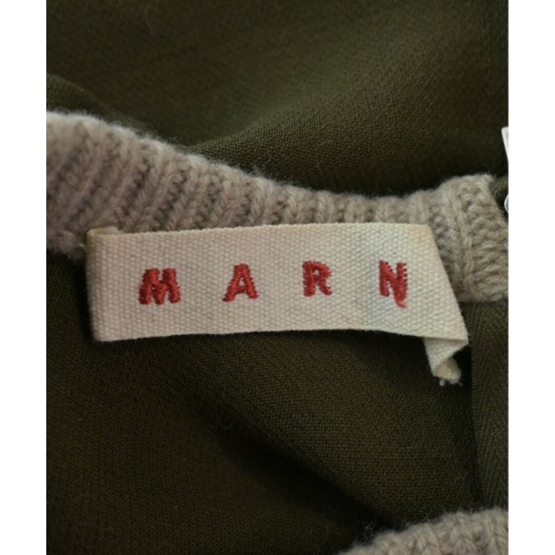 Marni(マルニ)のMARNI マルニ ニット・セーター 38(S位) ベージュx茶 【古着】【中古】 レディースのトップス(ニット/セーター)の商品写真
