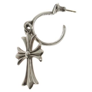 クロムハーツ(Chrome Hearts)のCHROME HEARTS クロムハーツ TINY CH CROSS タイニーCHクロスフープ シルバーピアス(ピアス(片耳用))