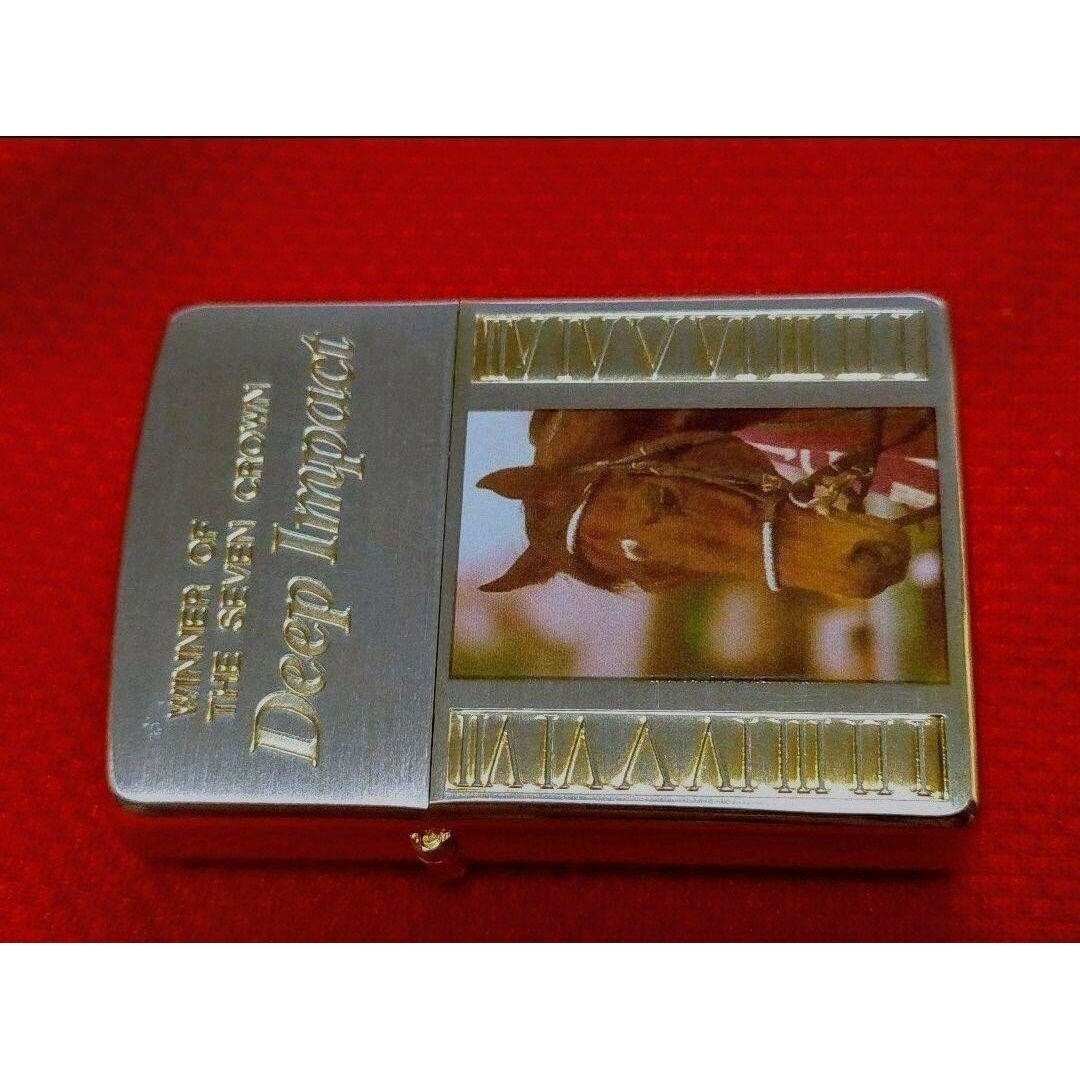 ZIPPO(ジッポー)の②◆　ZIPPO　◆　ジッポライター　◆　ディープインパクト　◆　七冠馬記念　◆ メンズのファッション小物(タバコグッズ)の商品写真