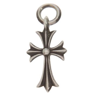 クロムハーツ(Chrome Hearts)のCHROME HEARTS クロムハーツ TINY CH CROSS タイニーCHクロス チャーム シルバーネックレストップ(ネックレス)