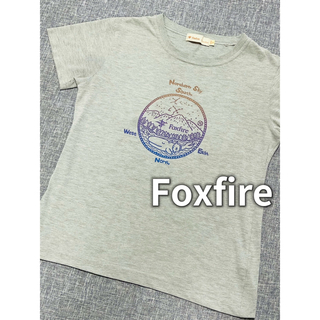 フォックスファイヤー(Foxfire)のフォックスファイヤー foxfire 半袖Tシャツ レディース グレー　M(Tシャツ(半袖/袖なし))