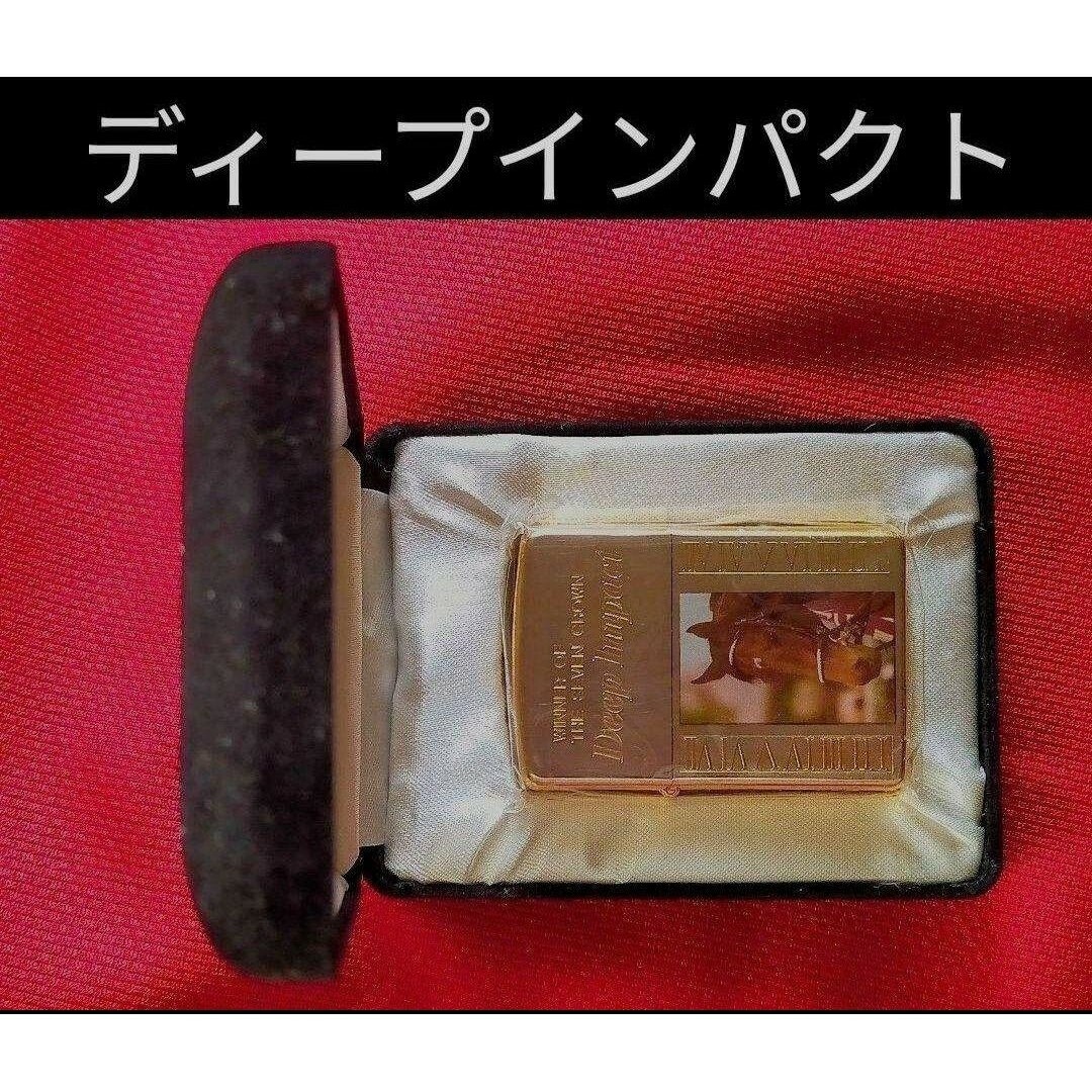 ZIPPO(ジッポー)の①◆　ZIPPO　◆　ジッポライター　◆　ディープインパクト　◆　七冠馬記念　◆ メンズのファッション小物(タバコグッズ)の商品写真